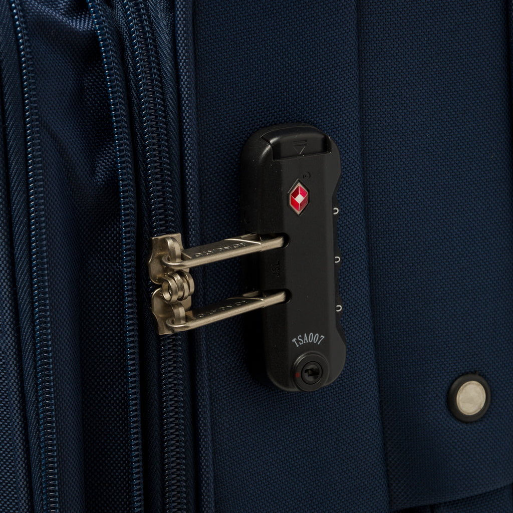 Bagaglio grande blu navy in tessuto Ciak Roncato