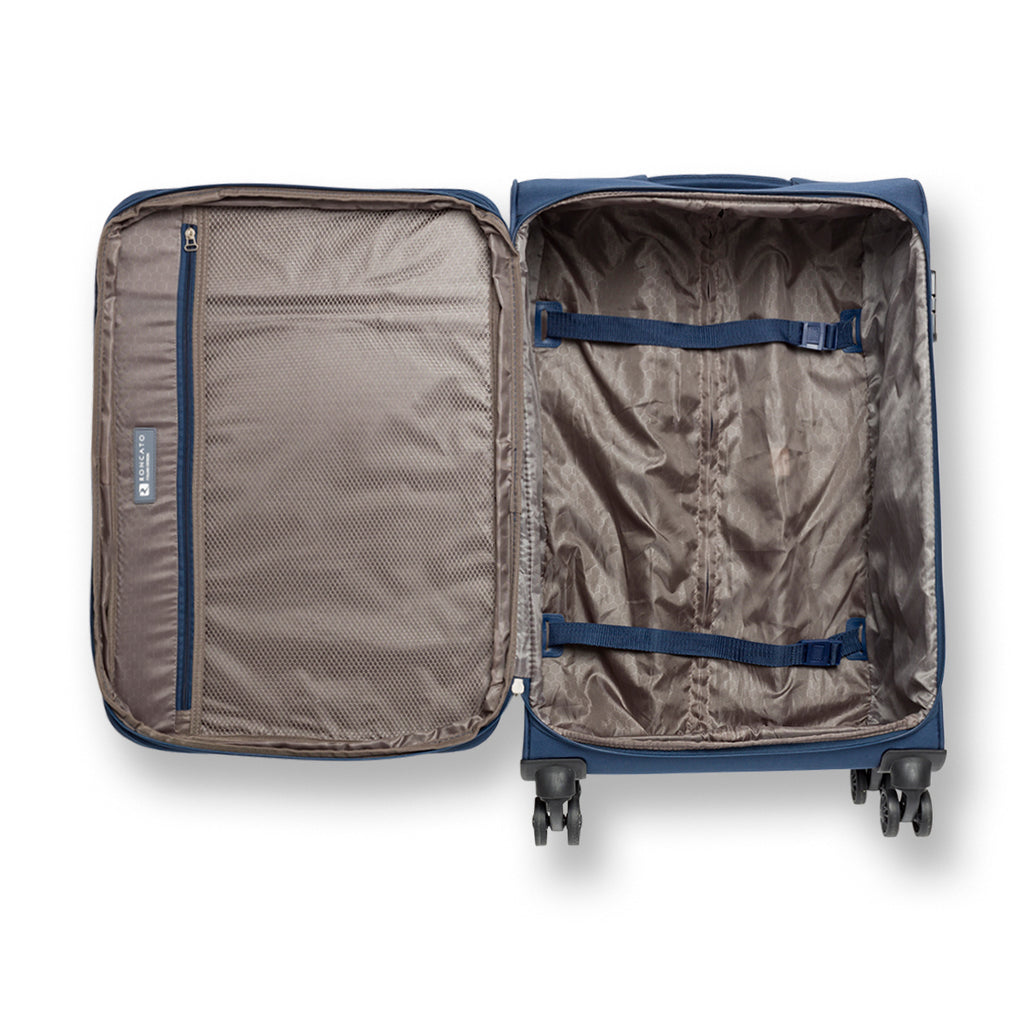 Bagaglio grande blu navy in tessuto Ciak Roncato