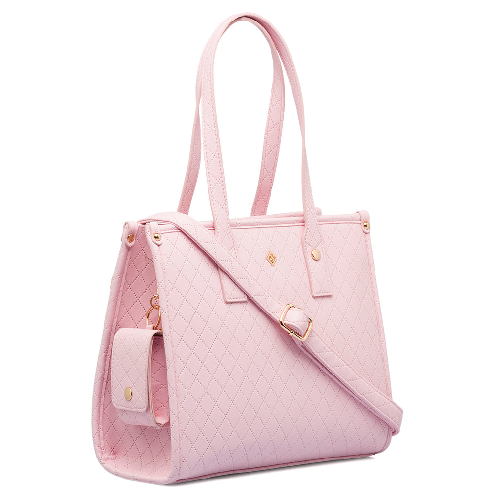 Borsa a spalla rosa da donna in "pelle vegana" Call It Spring Beach Gyal