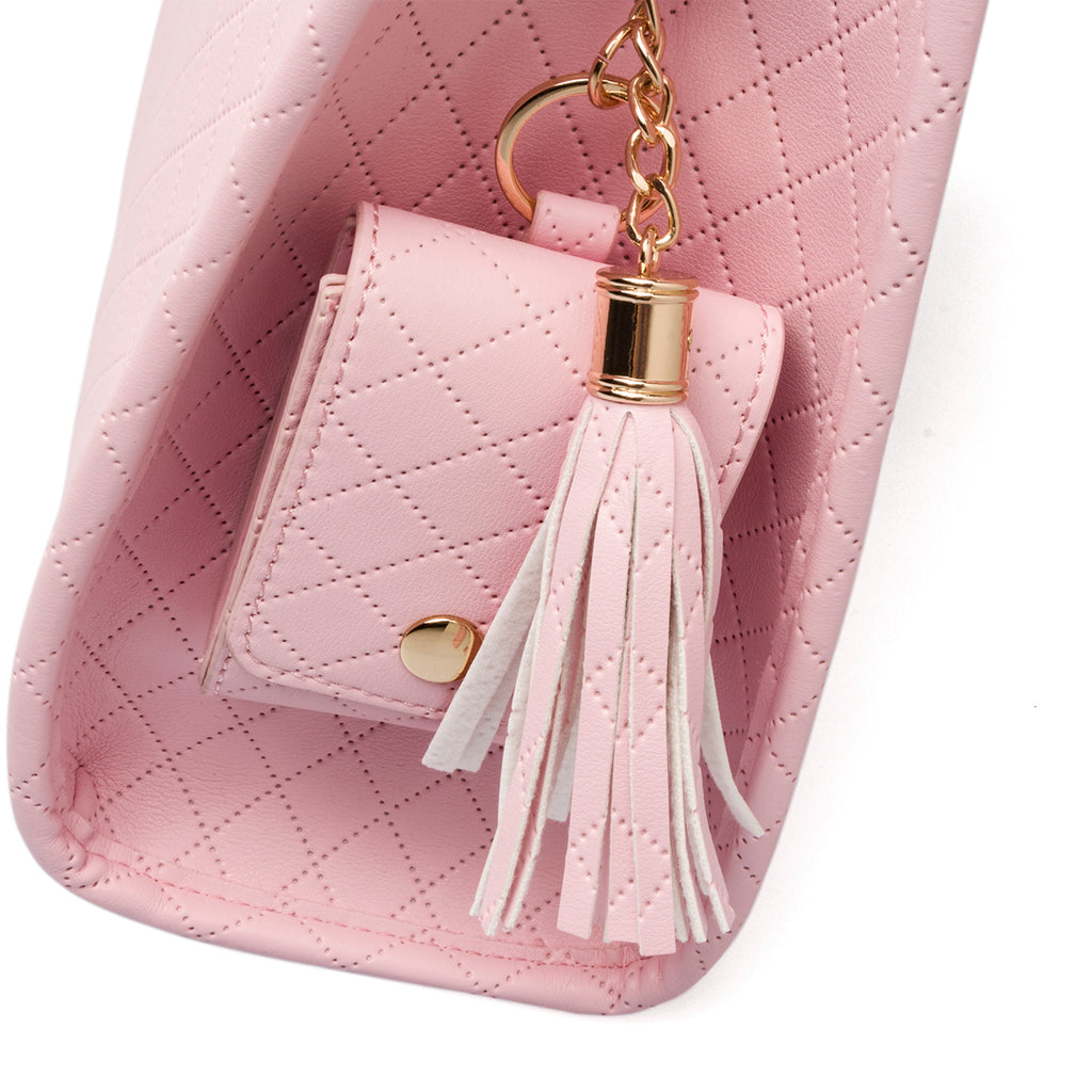 Borsa a spalla rosa da donna in "pelle vegana" Call It Spring Beach Gyal