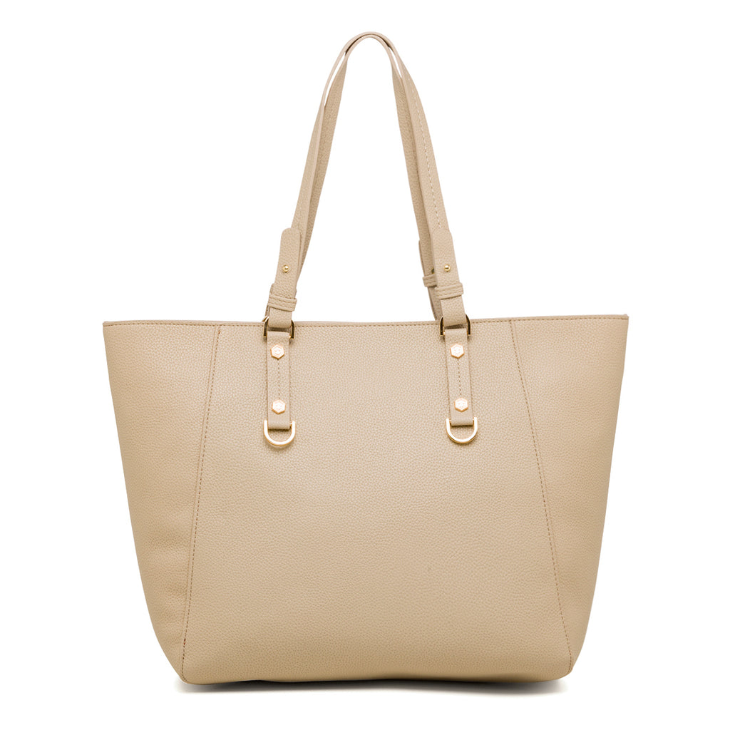 Borsa a spalla beige da donna Lumberjack Diana