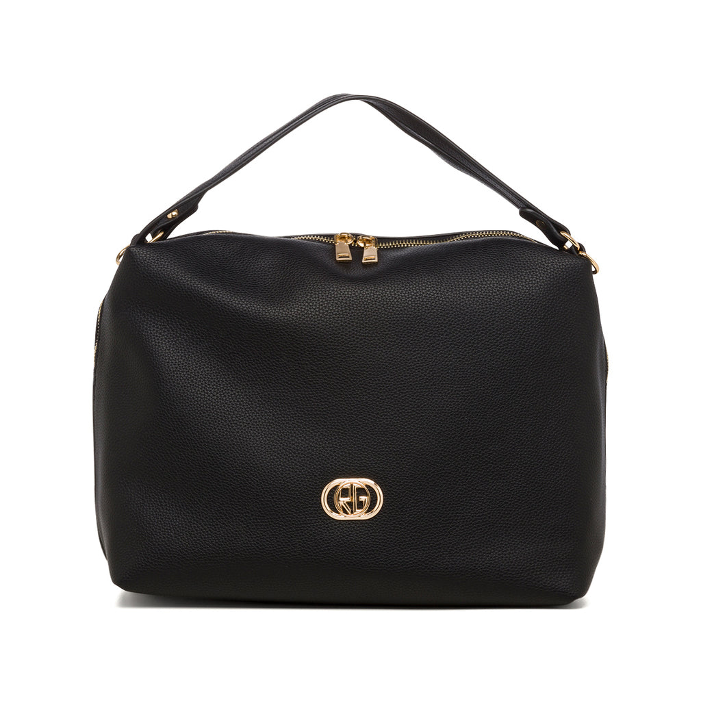 Borsa a spalla da donna nero Romeo Gigli Milano Cristy