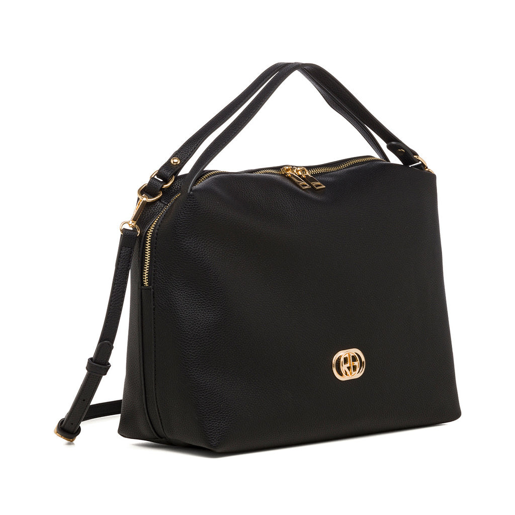 Borsa a spalla da donna nero Romeo Gigli Milano Cristy