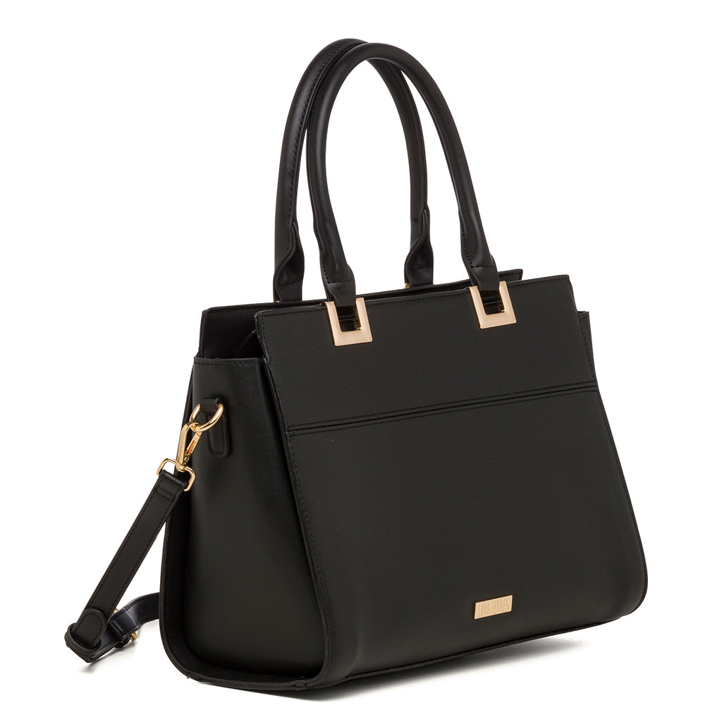 Borsa a spalla nera da donna Lora Ferres