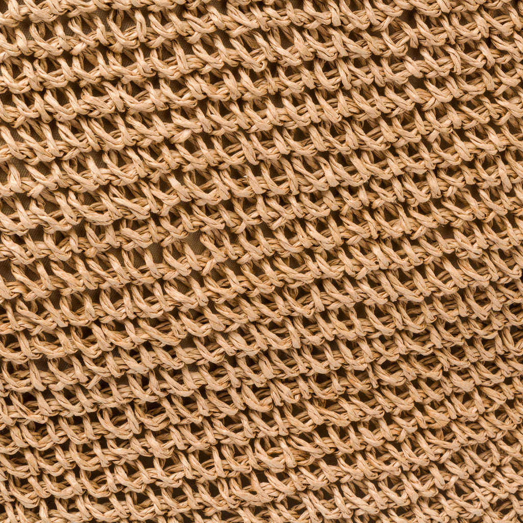 Borsa da mare donna beige effetto paglia Lora Ferres