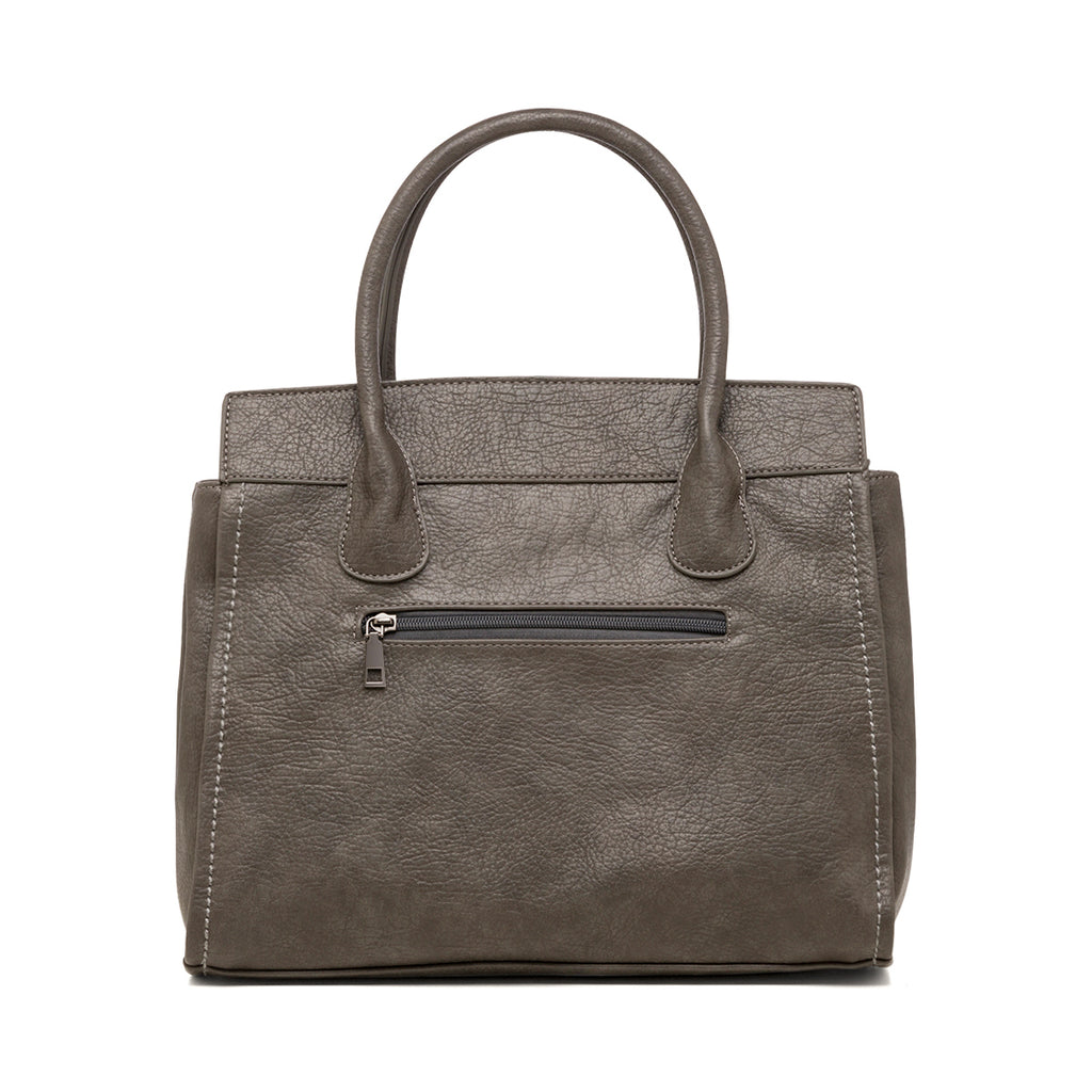 Borsa a spalla da donna grigia Lora Ferres