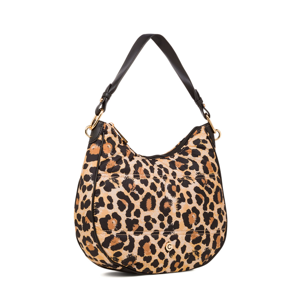 Borsa a spalla da donna leopardata Carrera Jeans