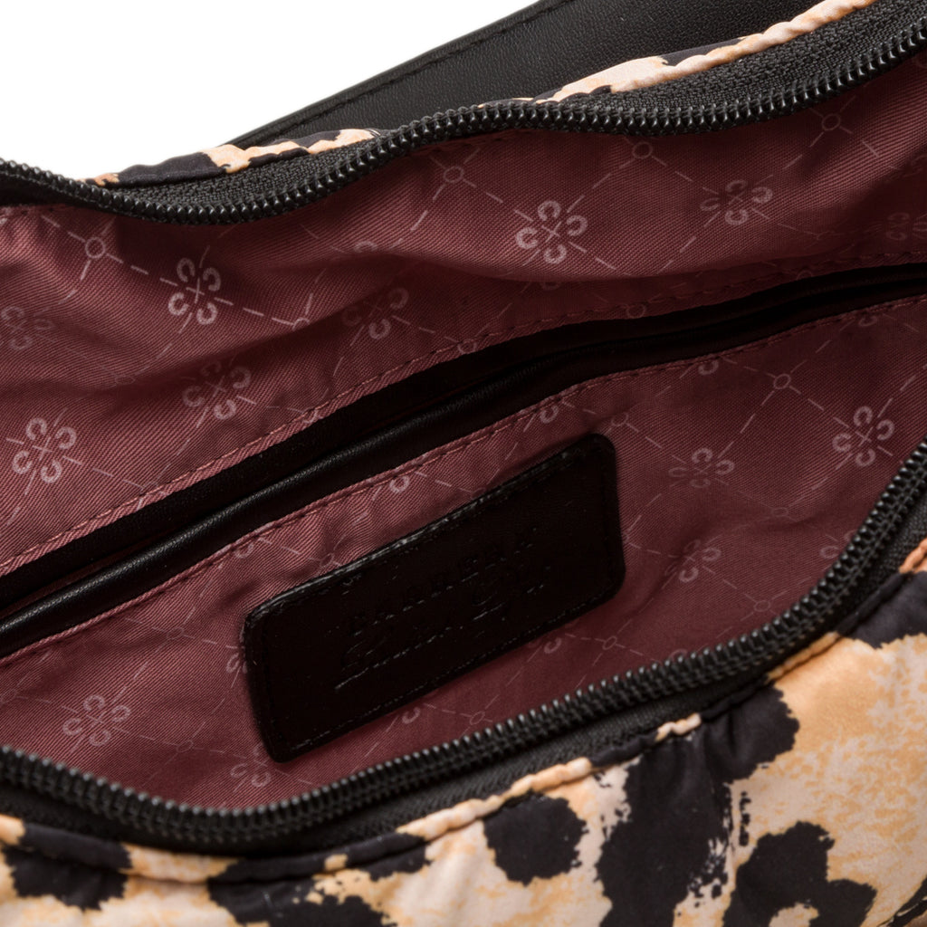 Borsa a spalla da donna leopardata Carrera Jeans
