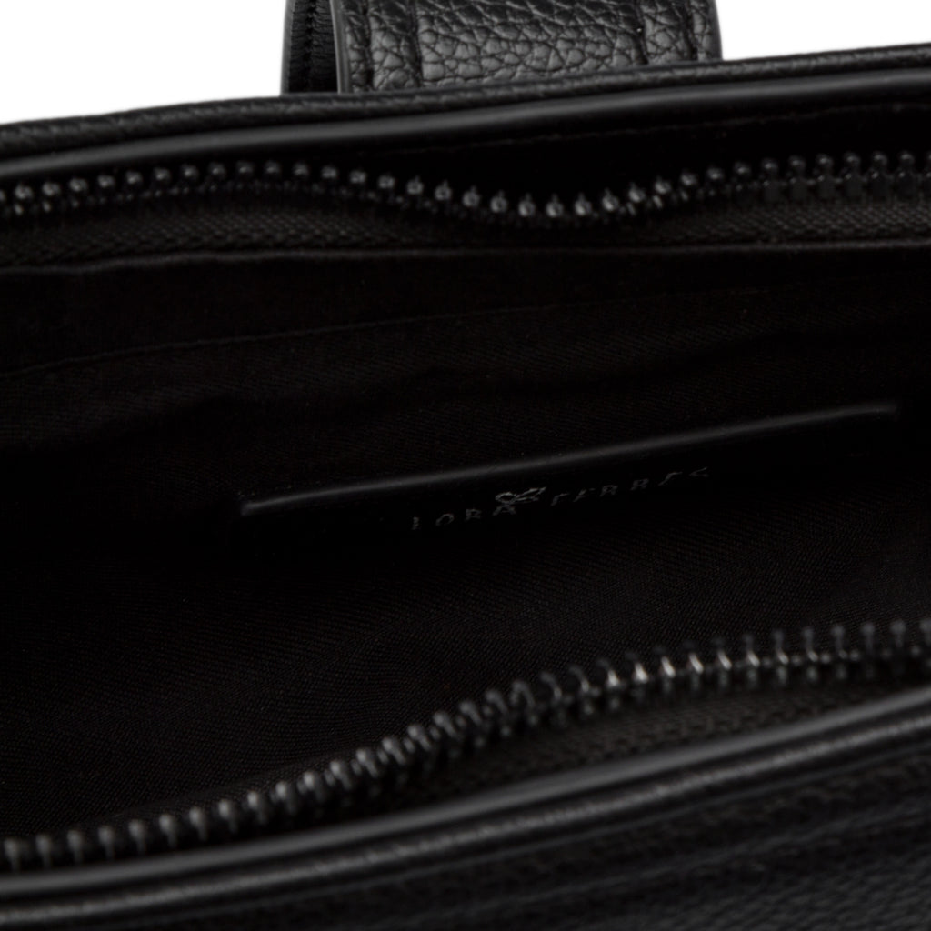 Borsetta nera da Donna con chiusura regolabile con fibbia Lora Ferres