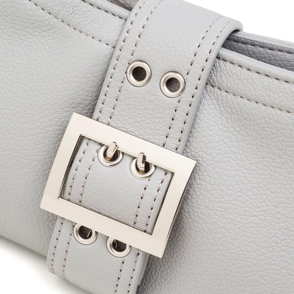 Borsa a Spalla Azzurra da Donna con Borchie e Fibbia frontale Lora Ferres