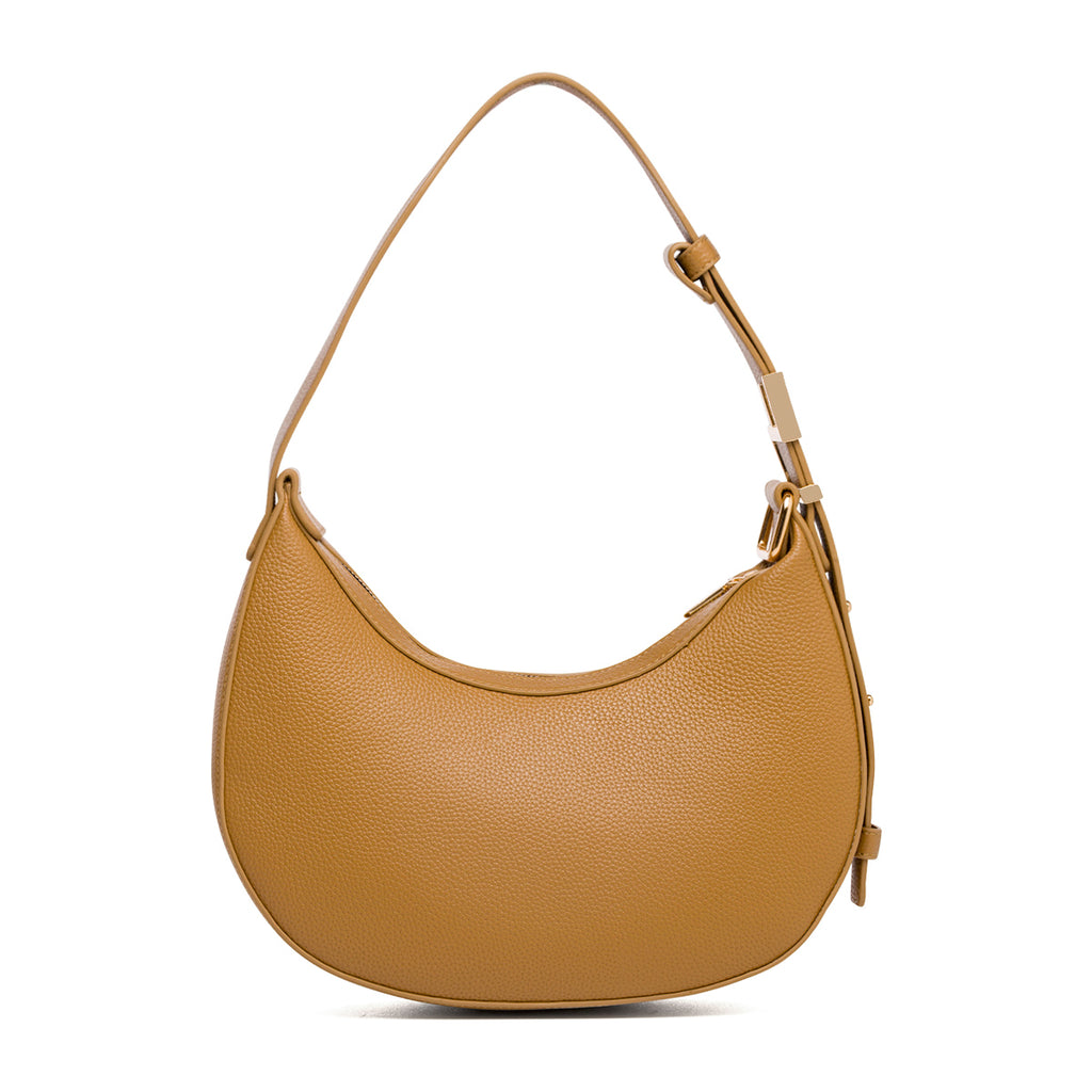 Borsa a spalla Beige da Donna con logo in metallo Lora Ferres