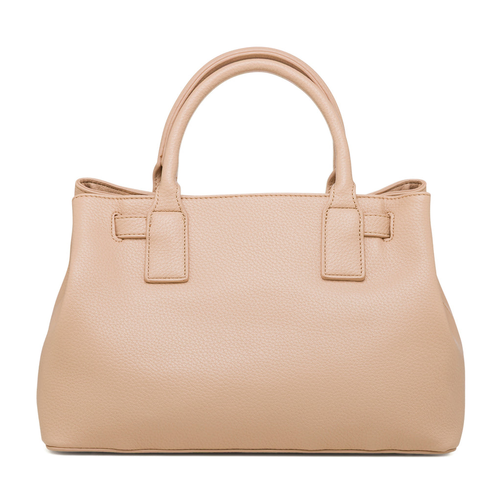 Borsa a mano beige da Donna con chiusura a lucchetto Enrico Coveri