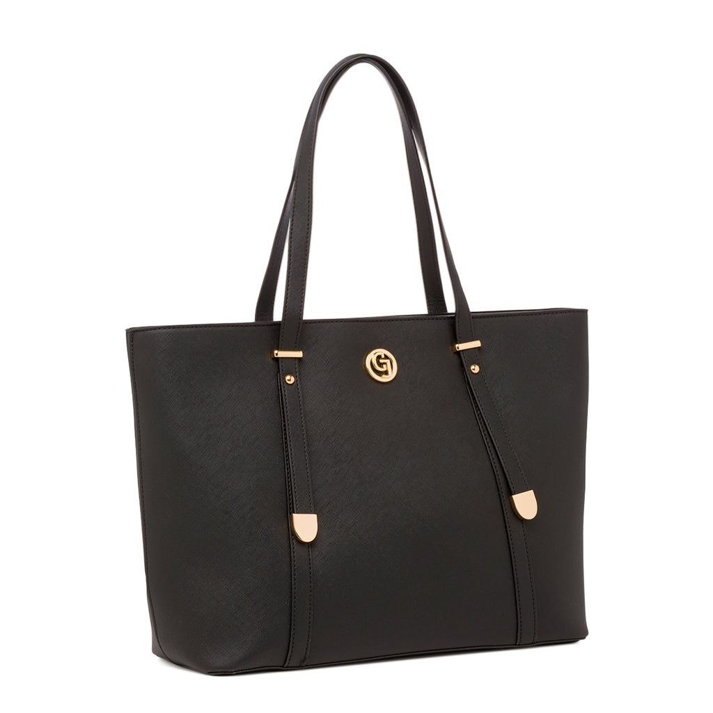 Borsa a spalla nera da Donna con logo Carrera