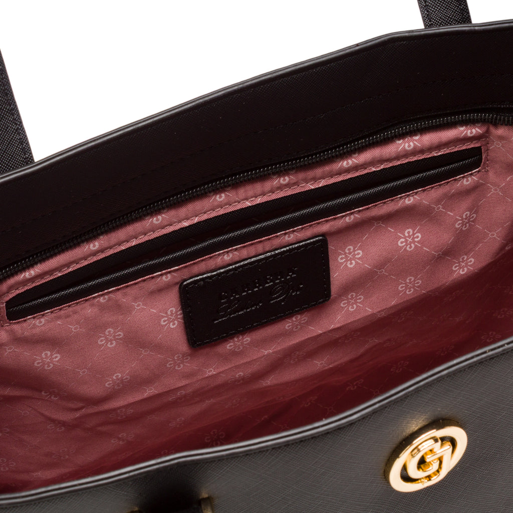 Borsa a spalla nera da Donna con logo Carrera