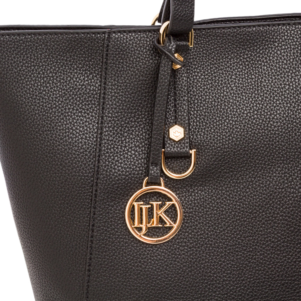 Borsa a spalla nera da Donna con logo Lumberjack