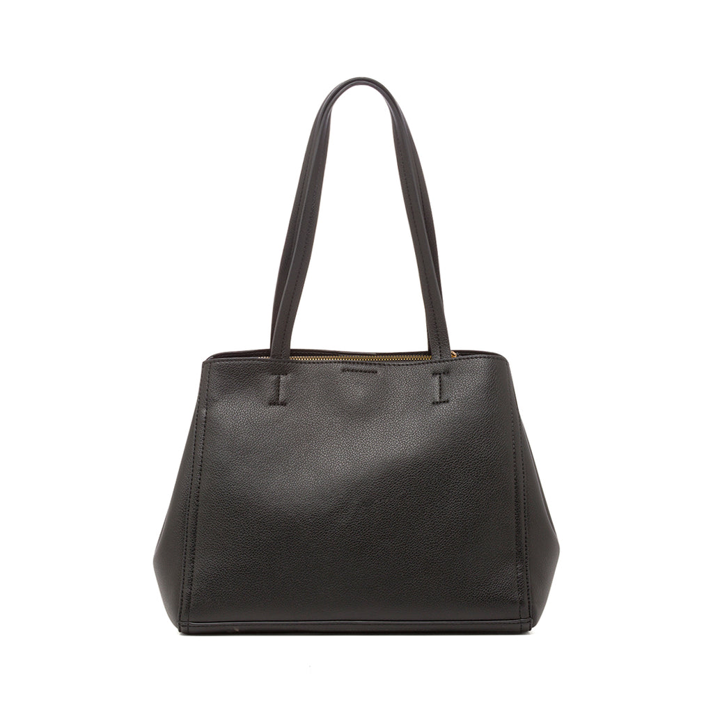 Borsa a spalla nera da Donna con portafoglio Lora Ferres