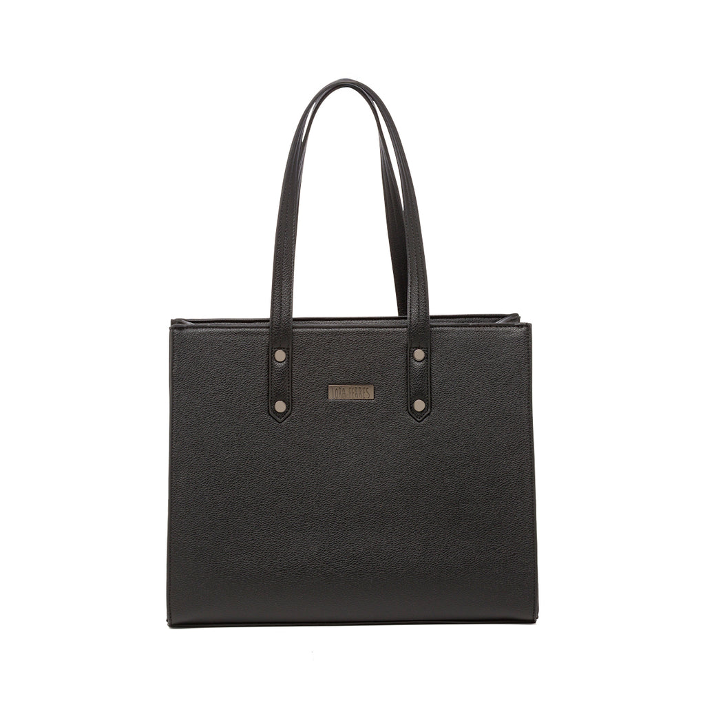 Borsa a spalla nera da Donna con tracolla rimovibile Lora Ferres