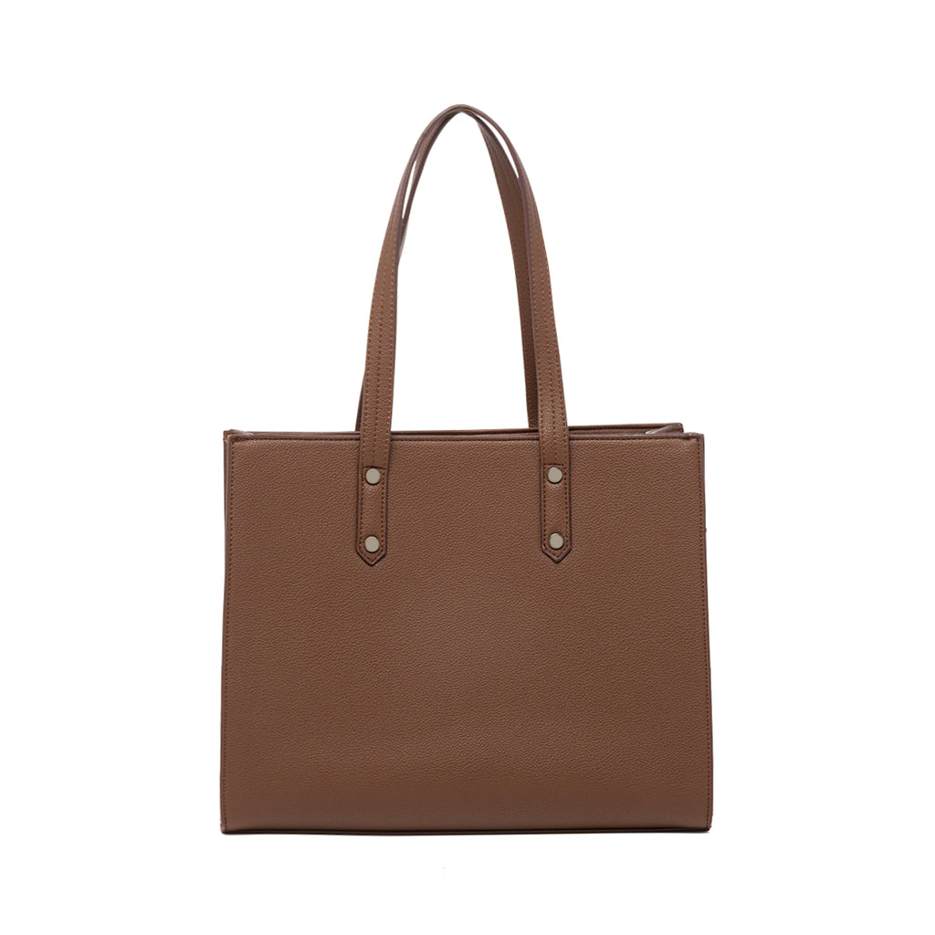 Borsa a spalla marrone da Donna con tracolla rimovibile Lora Ferres