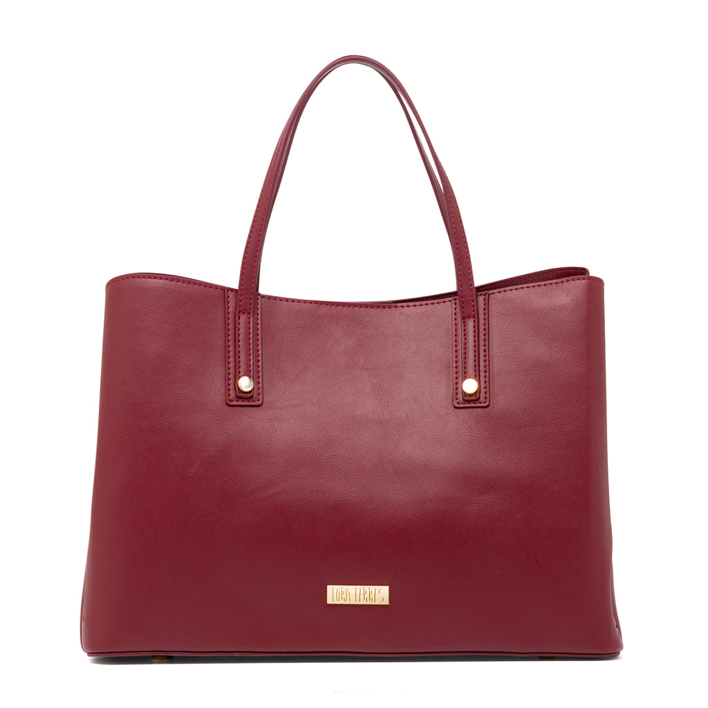 Borsa a spalla rossa da Donna con tracolla rimovibile Lora Ferres