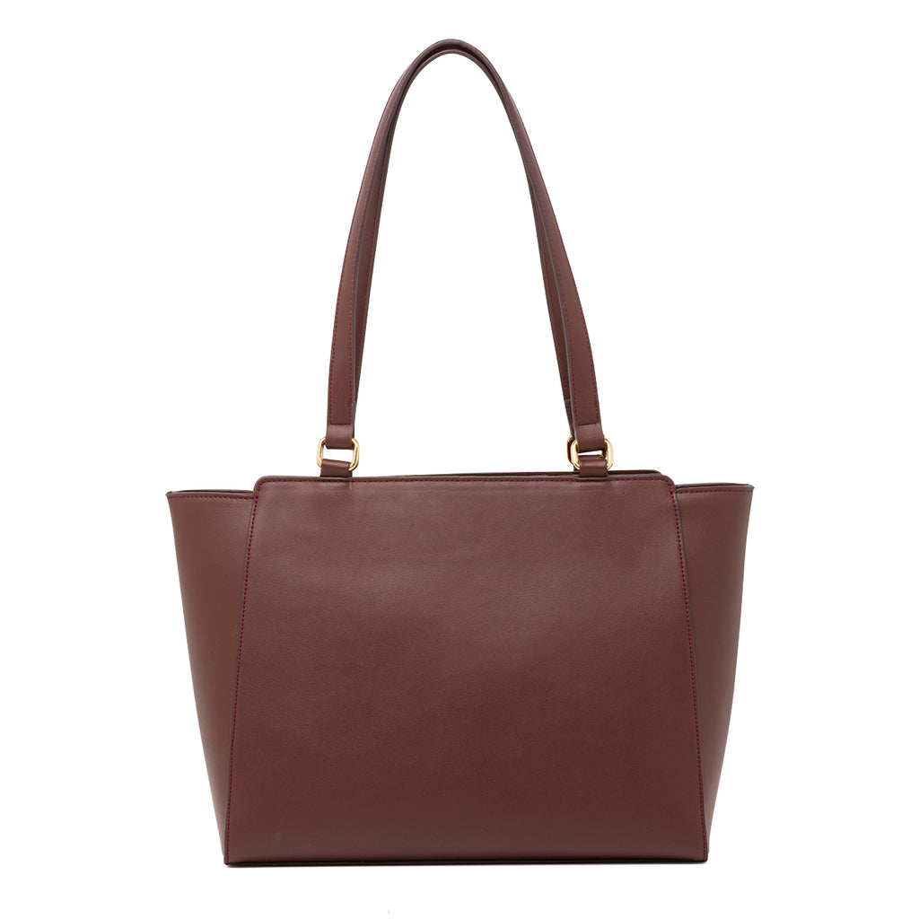 Borsa a spalla marrone da Donna con portamonete Lora Ferres