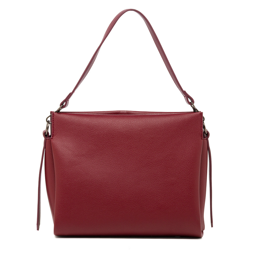 Borsa a Spalla da Donna Rossa con Tracolla Regolabile Lora Ferres