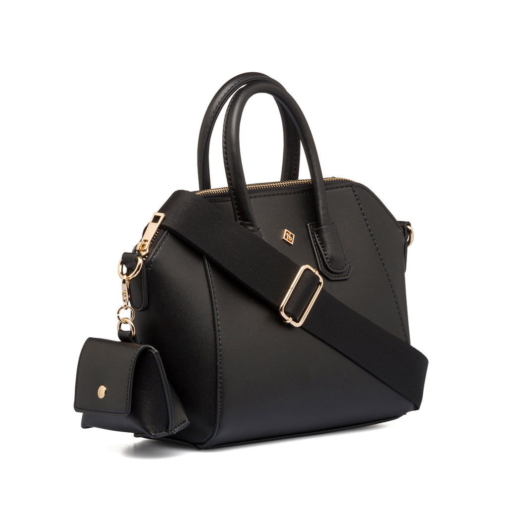 Borsa a mano nera da donna in "pelle vegana" Call It Spring Jaded