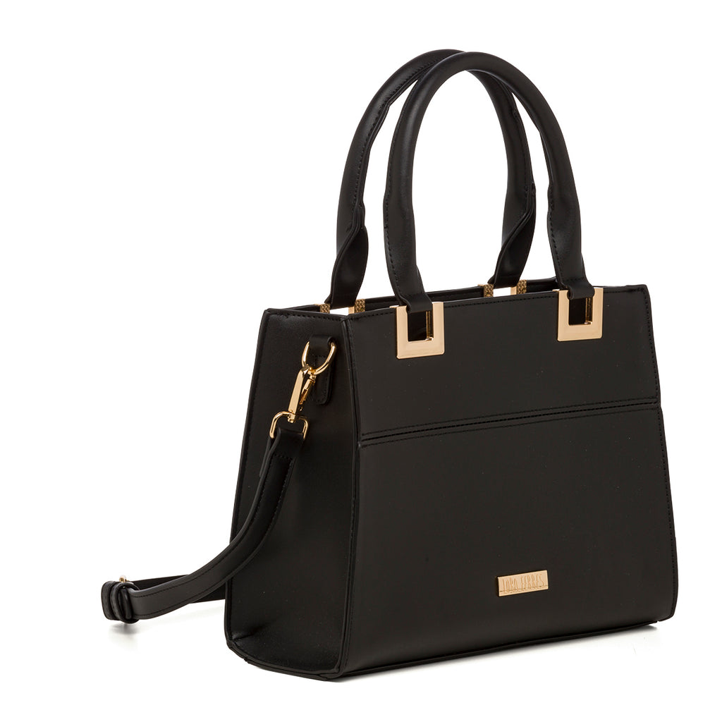 Borsa a mano nera da donna Lora Ferres