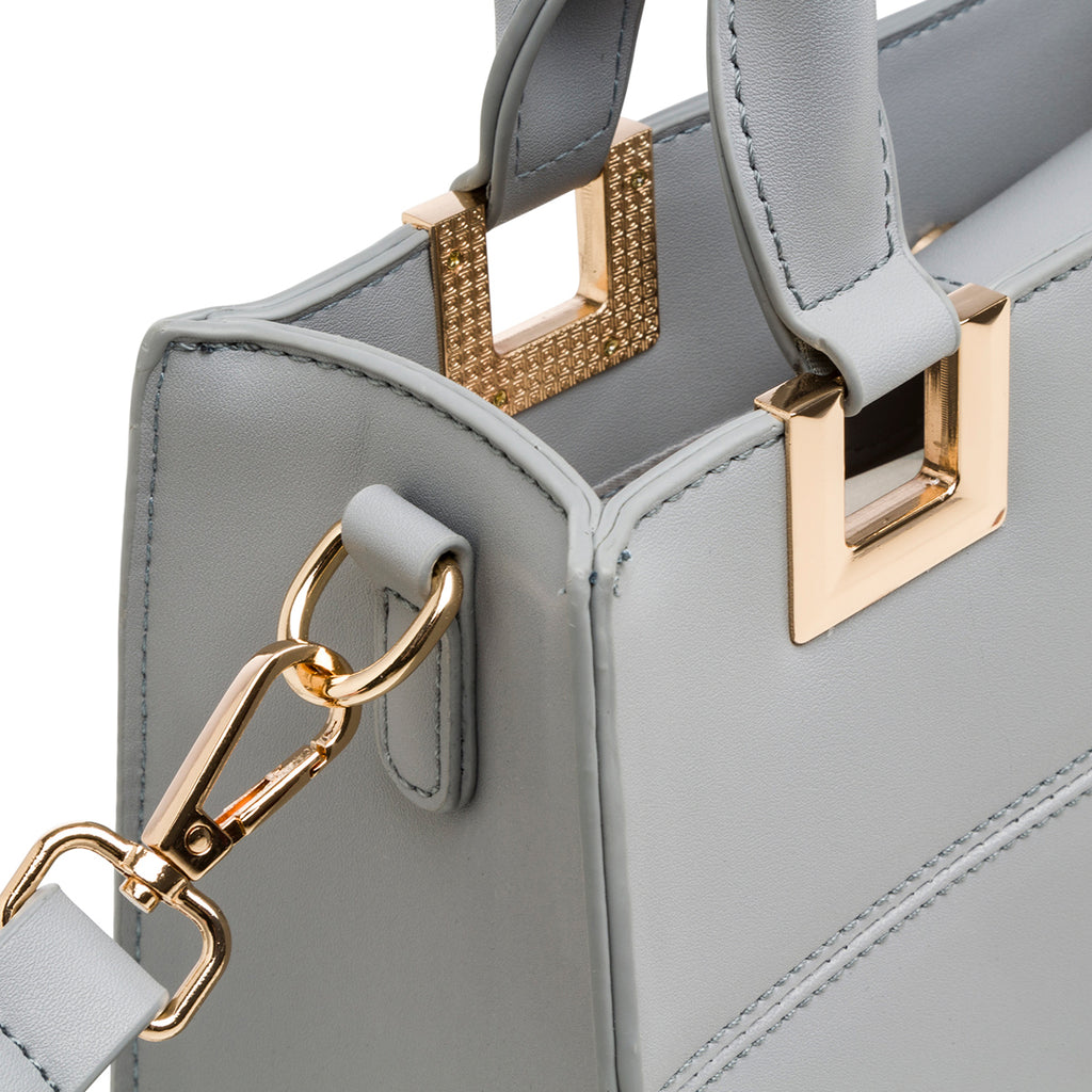 Borsa a mano azzurra da donna Lora Ferres