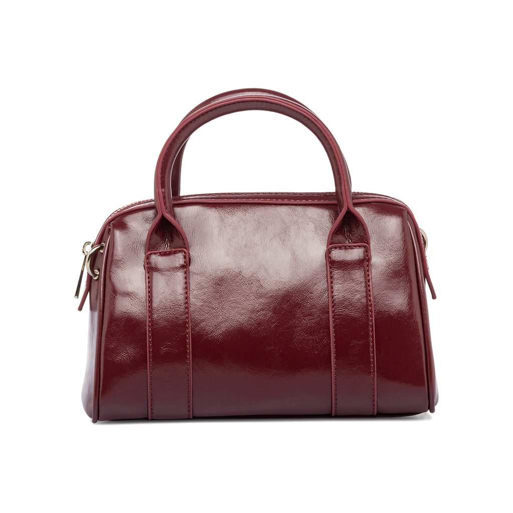 Borsa a mano bordeaux da donna Lora Ferres