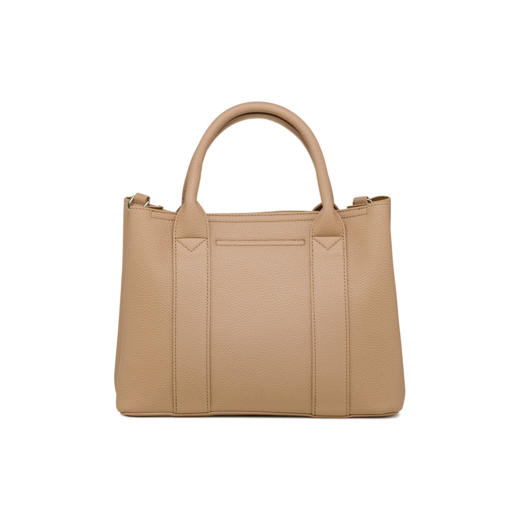 Borse a mano beige da Donna con logo in metallo Lora Ferres