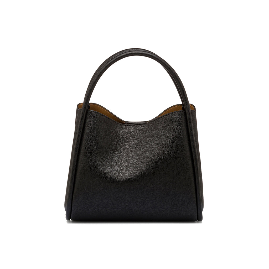 Borsa a mano nera da Donna con logo frontale Lora Ferres