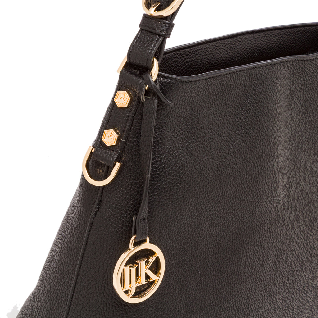 Borsa a mano nera da Donna con ciondolo Lumberjack