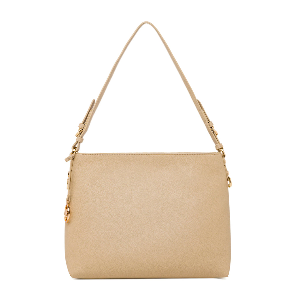 Borsa a mano beige da Donna con ciondolo Lumberjack