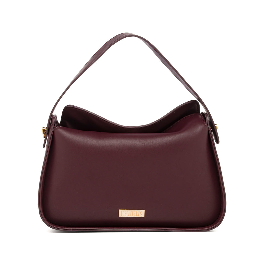 Borsa a mano Bordeaux da Donna Lora Ferres