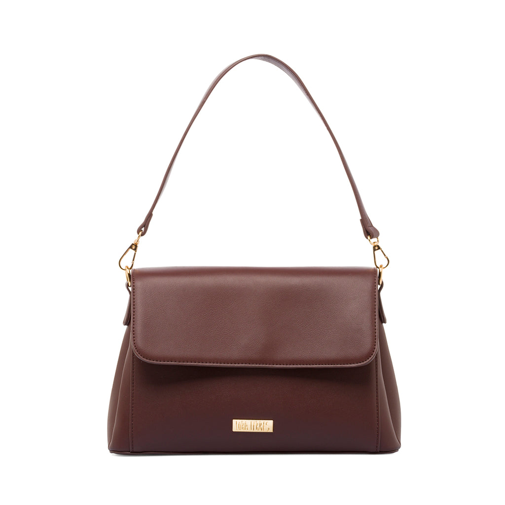 Borsa a mano marrone da Donna con logo  Lora Ferres