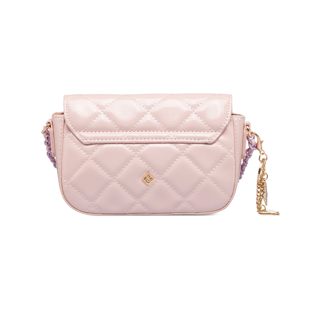 Borsa trapuntata rosa da donna in "pelle vegana" Call It Spring Lexye