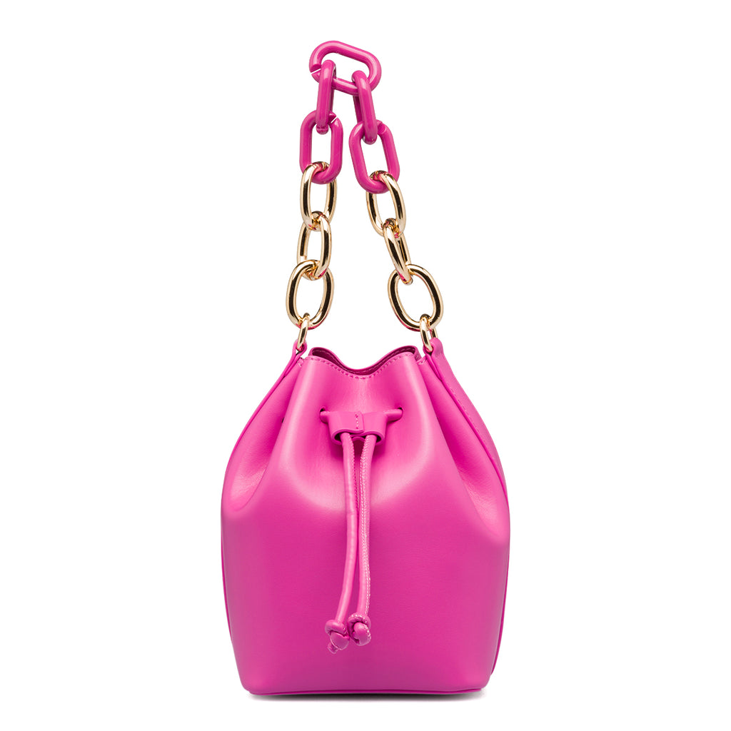 Borsa a tracolla fucsia da donna in "pelle vegana" Call It Spring Minty
