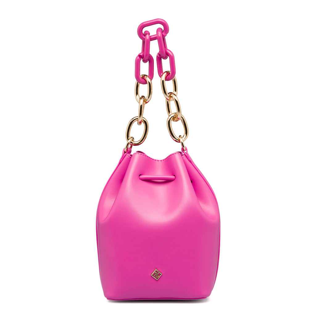 Borsa a tracolla fucsia da donna in "pelle vegana" Call It Spring Minty
