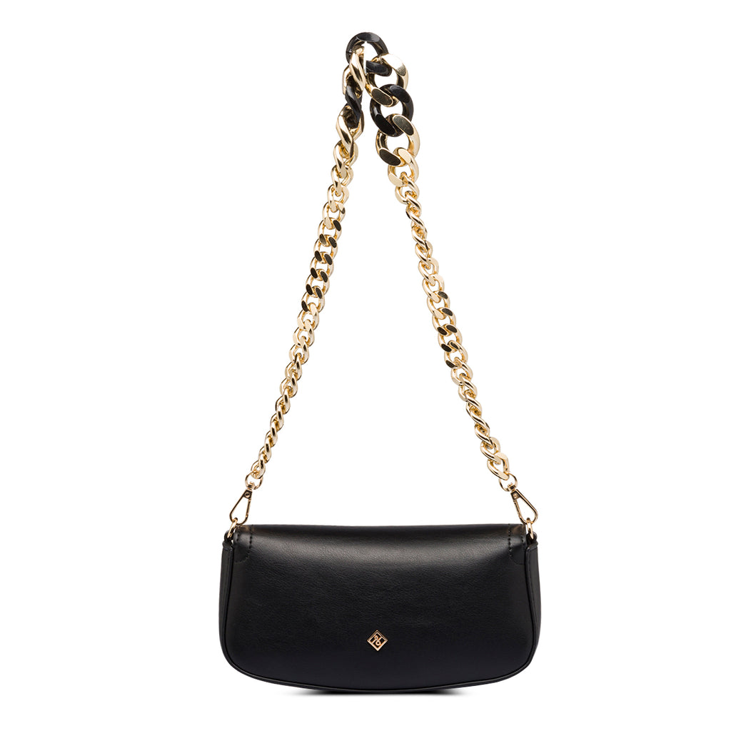 Borsa a tracolla nera da donna in "pelle vegana" Call It Spring No Shade