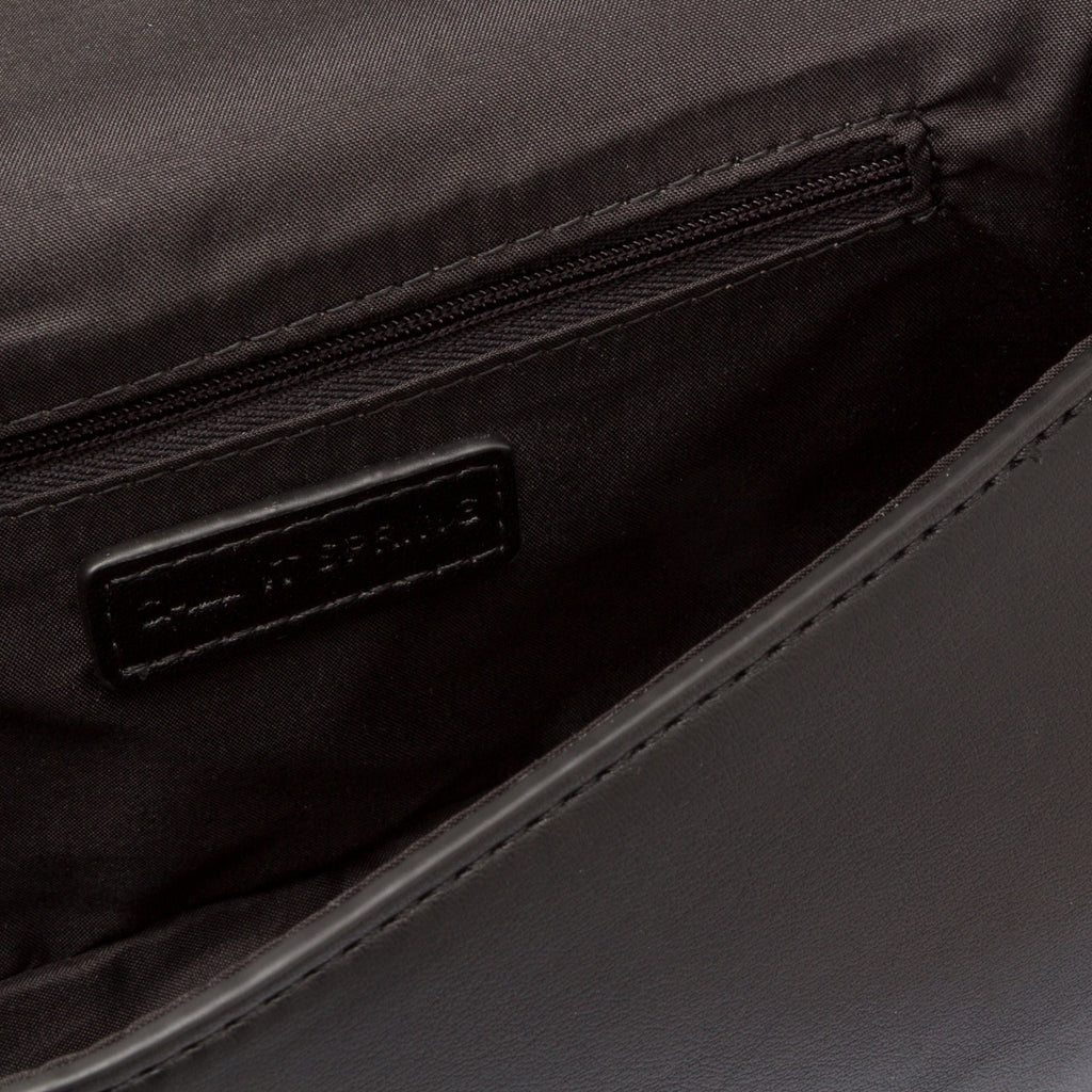 Borsa a tracolla nera da donna in "pelle vegana" Call It Spring No Shade