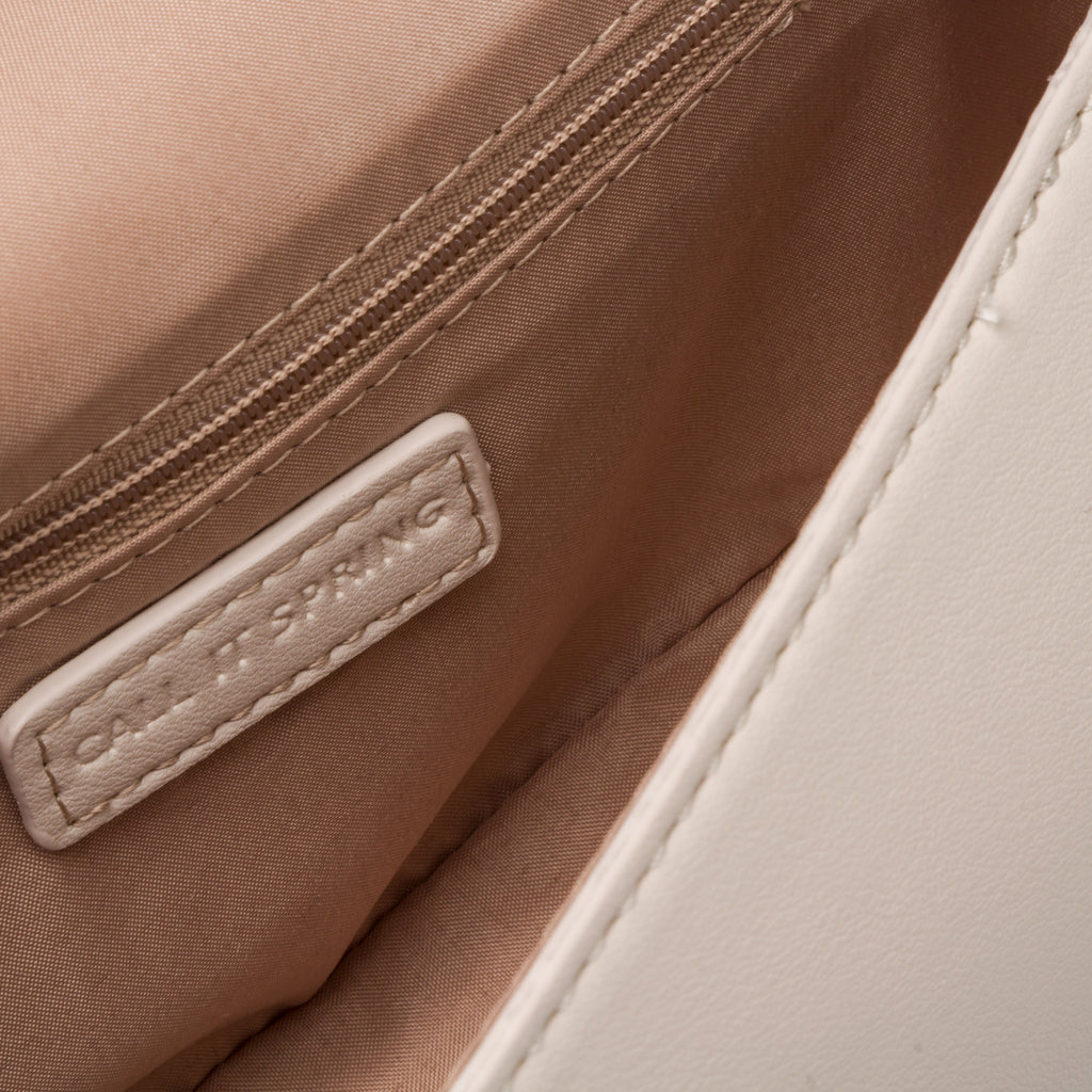 Borsa a tracolla beige da donna in "pelle vegana" Call It Spring No Shade
