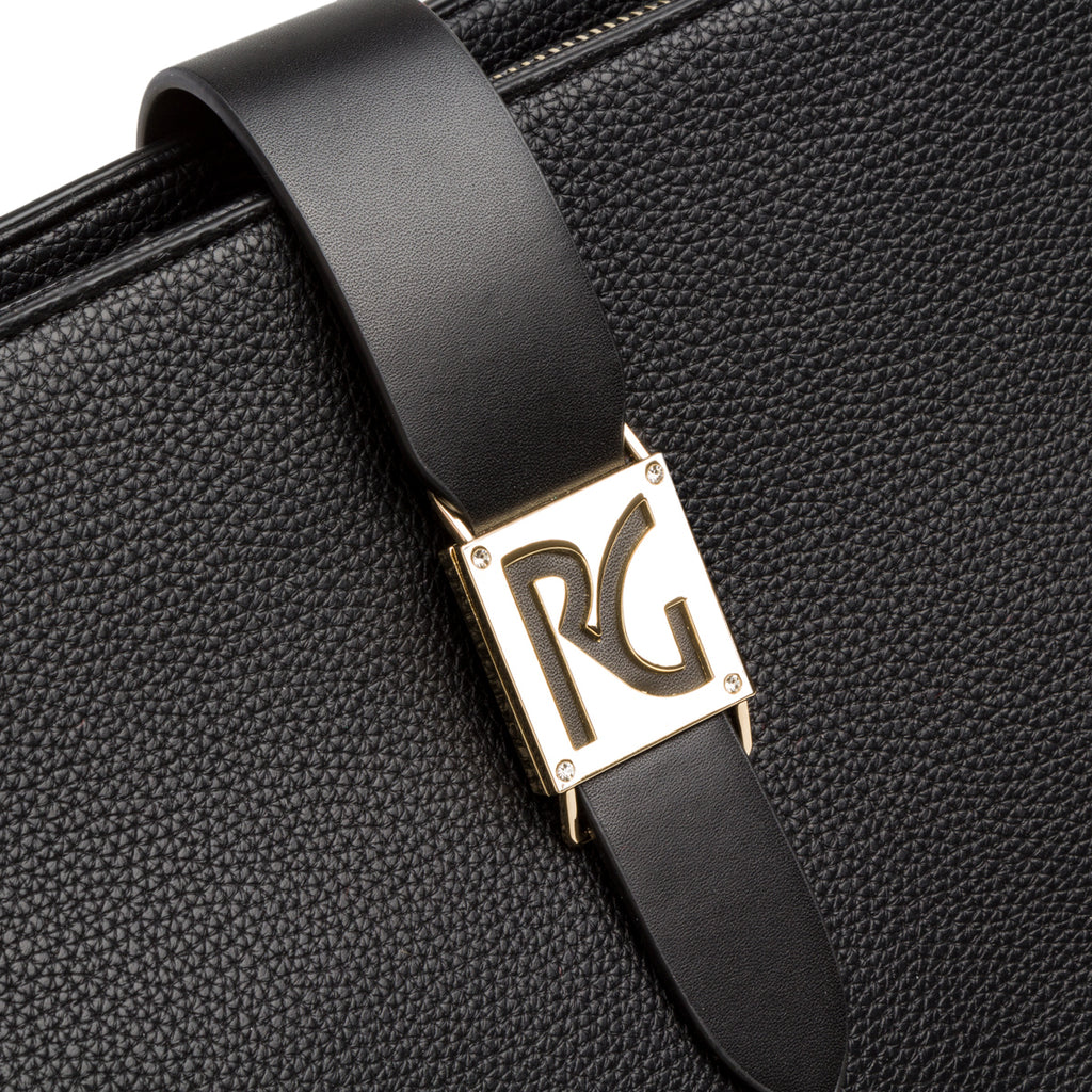 Borsa a spalla nera da donna Romeo Gigli Milano Wanda