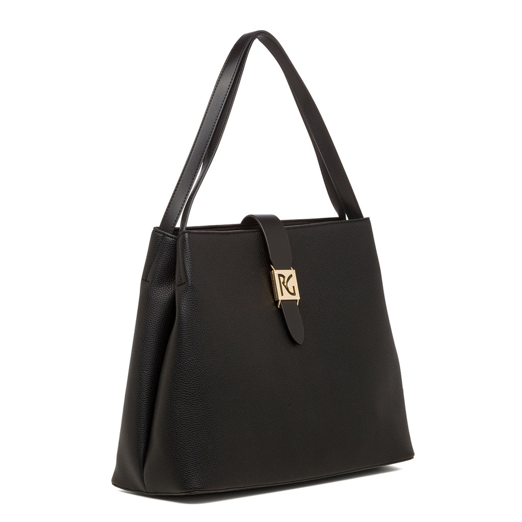 Borsa a spalla nera da donna Romeo Gigli Milano Wanda