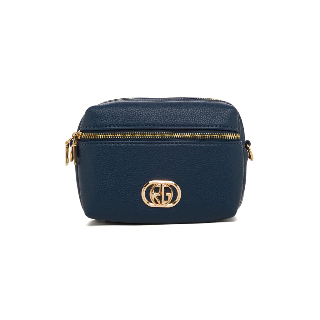 Borsa a tracolla blu da donna Romeo Gigli Milano Cristy