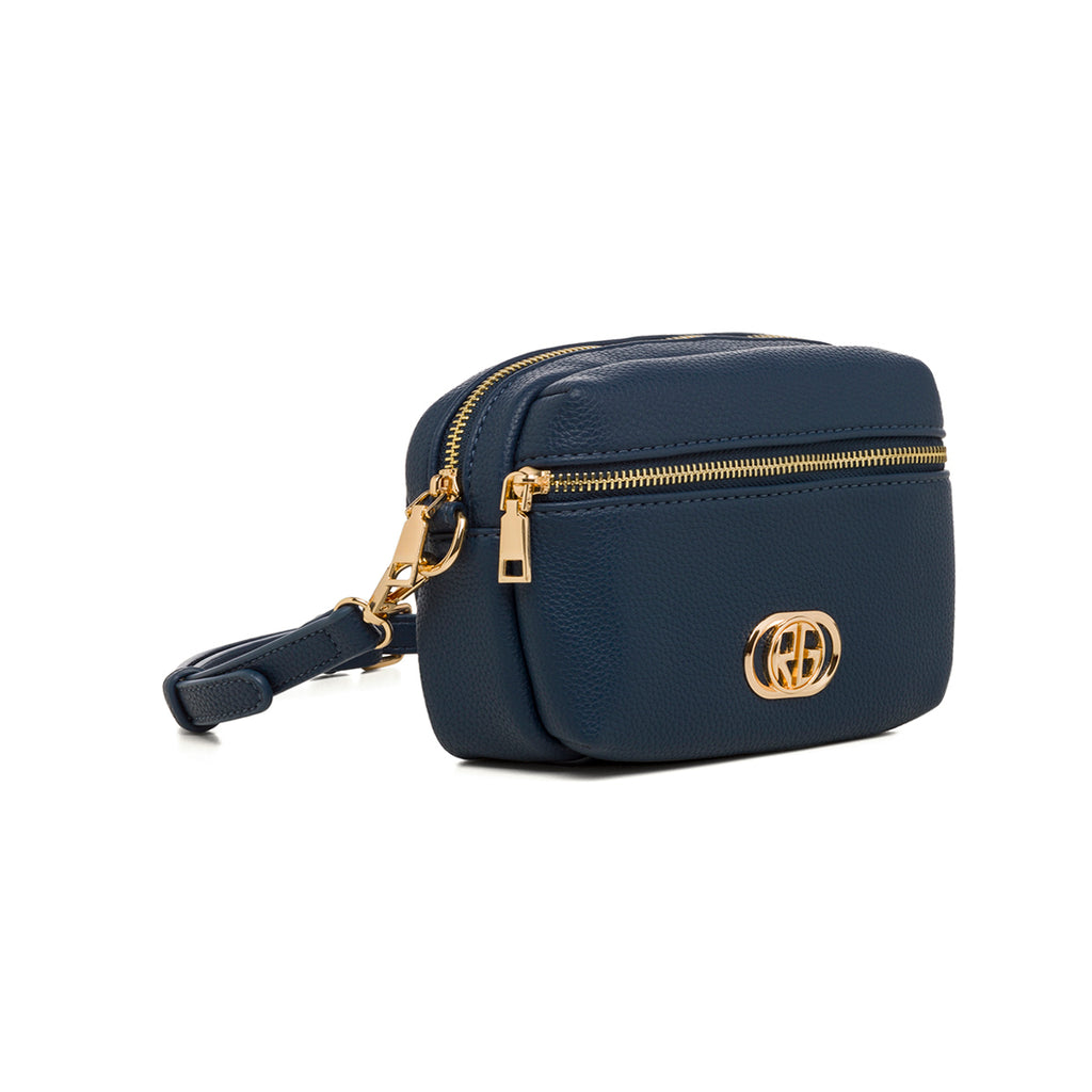 Borsa a tracolla blu da donna Romeo Gigli Milano Cristy