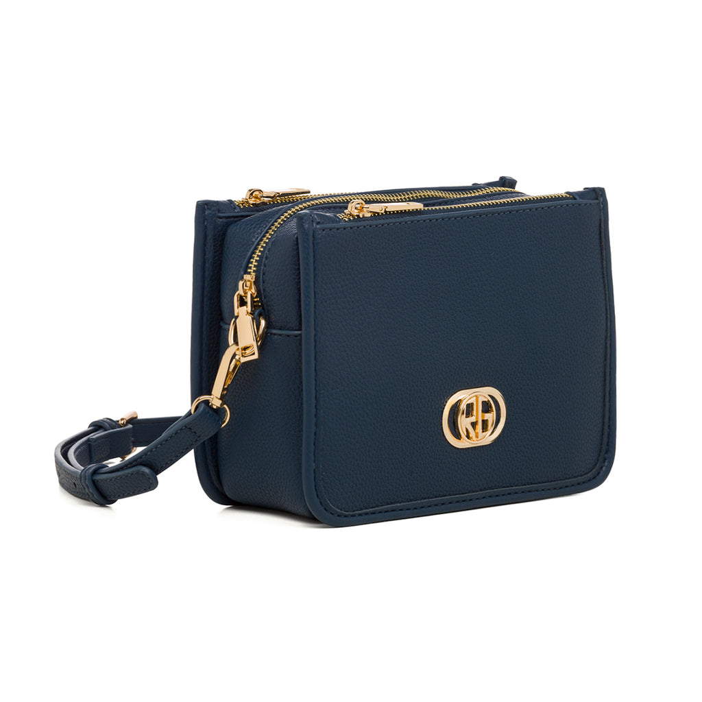 Borsa a tracolla blu da donna Romeo Gigli Milano Cristy