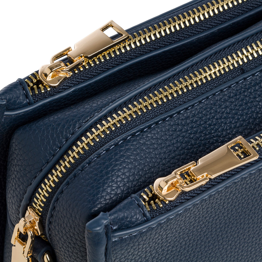 Borsa a tracolla blu da donna Romeo Gigli Milano Cristy