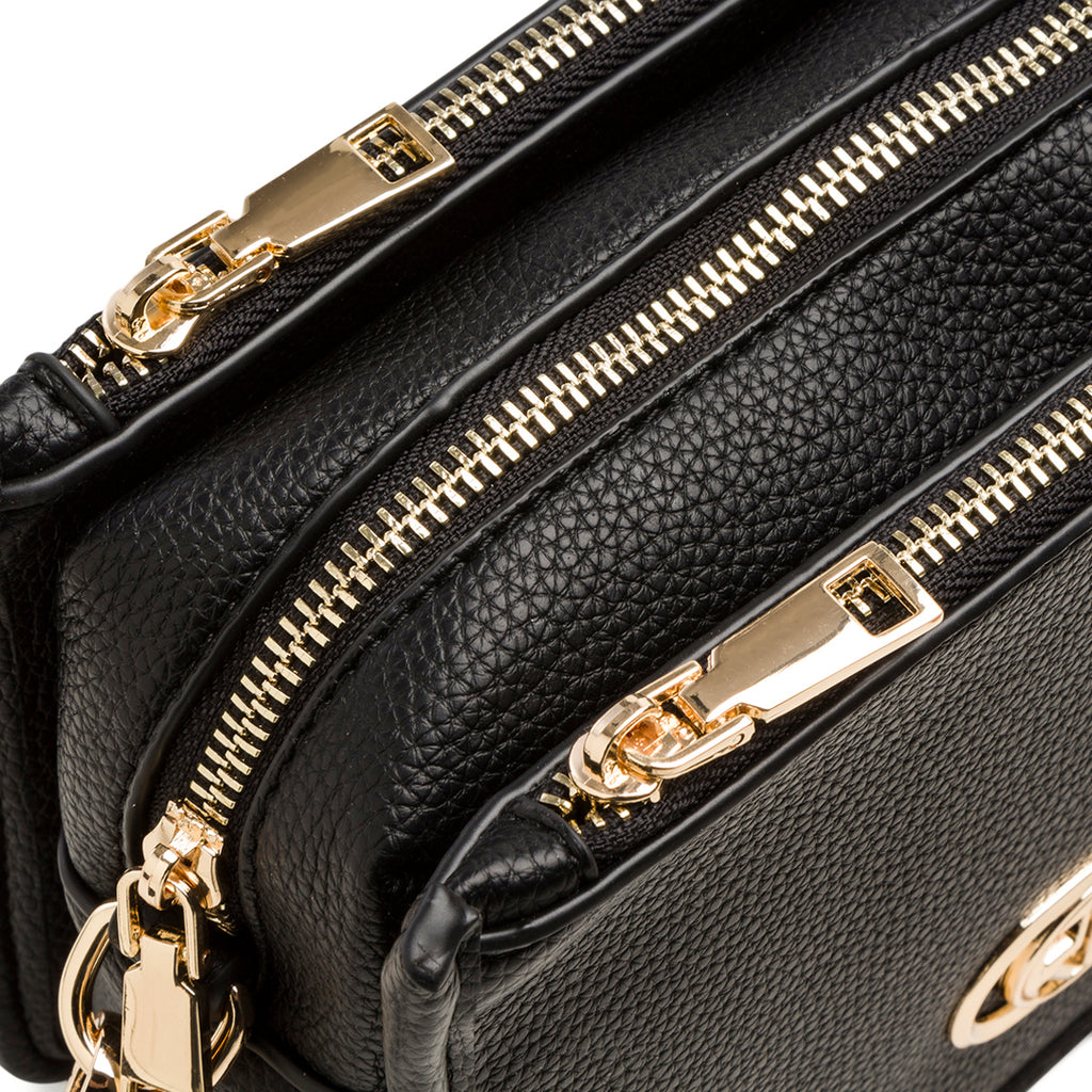 Borsa a tracolla nera da donna Romeo Gigli Milano Cristy