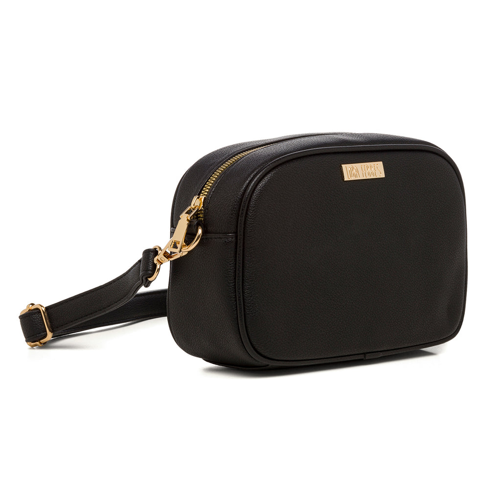 Borsa a tracolla nera da donna Lora Ferres