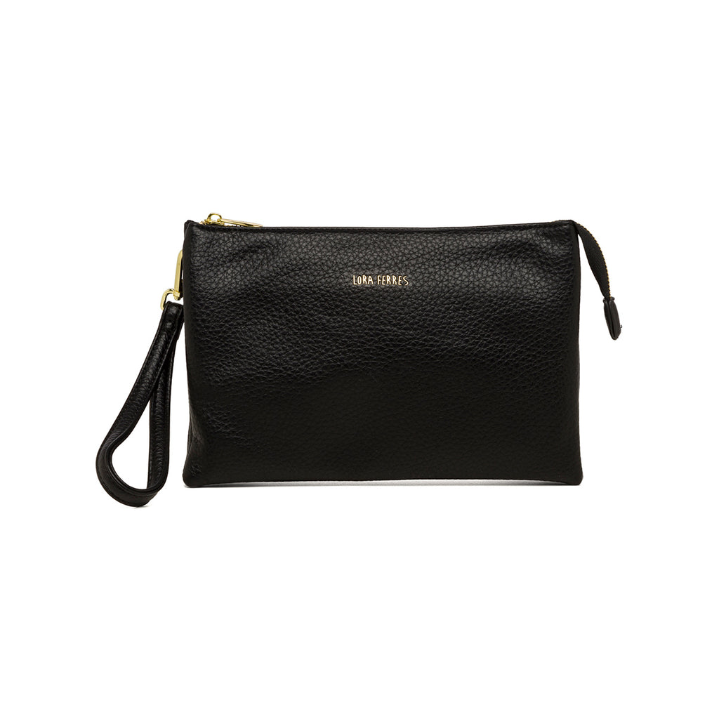 Borsa a tracolla nera Lora Ferres